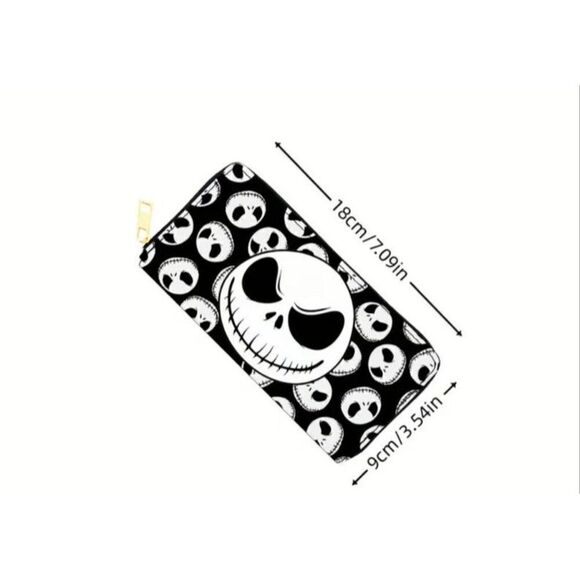 New! The Nightmare Before Christmas Wallet Zipper Purse Long Jack Skellington! - Picture 3 of 3